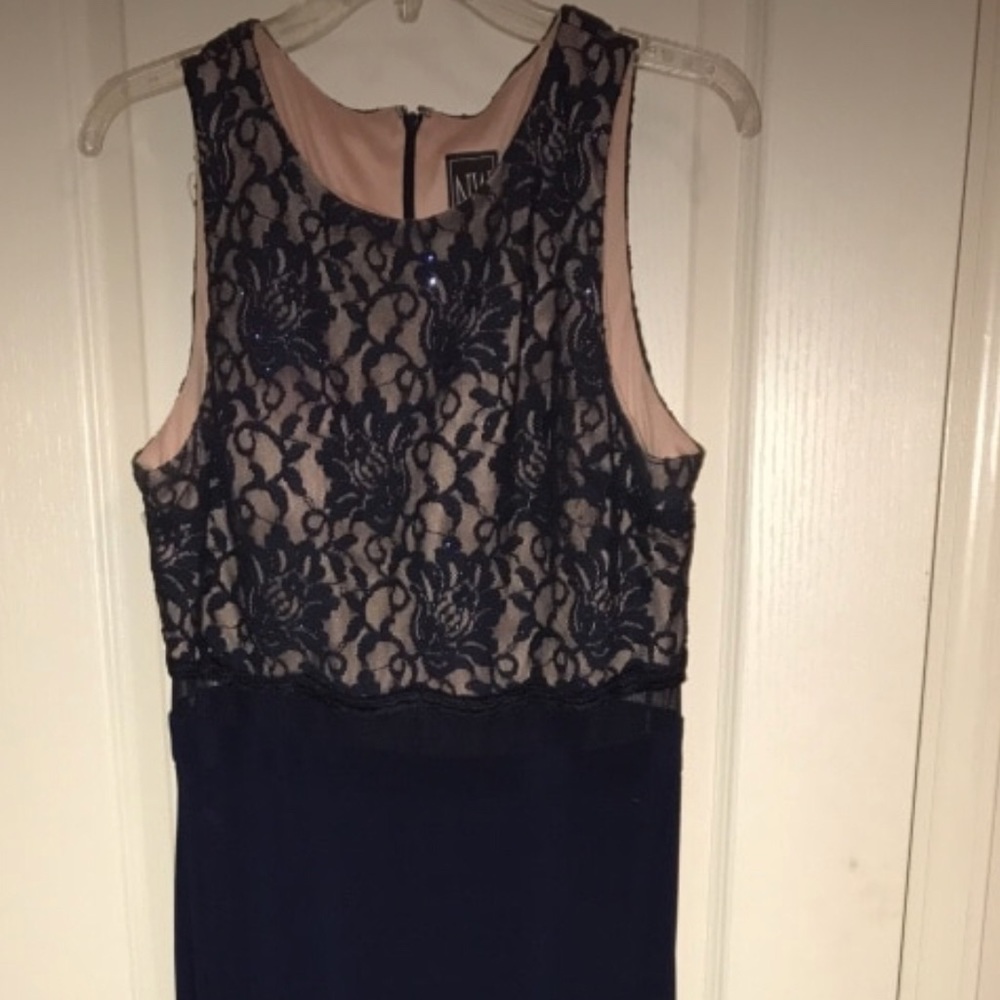 Navy blue prom dress